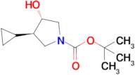 Tert-butyl (3R,4S)-3-cyclopropyl-4-hydroxypyrrolidine-1-carboxylate