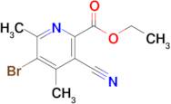 Ethyl 5-bromo-3-cyano-4,6-dimethylpicolinate