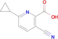 3-Cyano-6-cyclopropylpicolinic acid