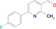 6-(4-Fluorophenyl)-2-methylnicotinaldehyde