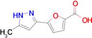 5-(5-Methyl-1H-pyrazol-3-yl)furan-2-carboxylic acid