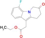 Ethyl 2-(4-fluoro-7-oxo-6,7,8,9-tetrahydropyrido[1,2-a]indol-10-yl)acetate