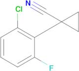 1-(2-Chloro-6-fluorophenyl)cyclopropane-1-carbonitrile