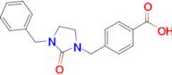 4-((3-Benzyl-2-oxoimidazolidin-1-yl)methyl)benzoic acid