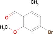 4-Bromo-2-methoxy-6-methylbenzaldehyde