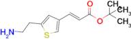 Tert-butyl (E)-3-(5-(2-aminoethyl)thiophen-3-yl)acrylate