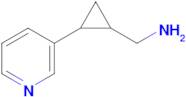 (2-(Pyridin-3-yl)cyclopropyl)methanamine