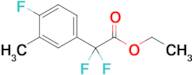 Ethyl 2,2-difluoro-2-(4-fluoro-3-methylphenyl)acetate