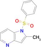 2-Methyl-1-(phenylsulfonyl)-1H-pyrrolo[3,2-b]pyridine