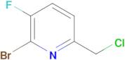 2-Bromo-6-(chloromethyl)-3-fluoropyridine