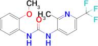 1-(2-Methoxyphenyl)-3-(2-methyl-6-(trifluoromethyl)pyridin-3-yl)urea