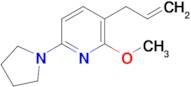 3-Allyl-2-methoxy-6-(pyrrolidin-1-yl)pyridine