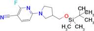 6-(3-(((Tert-butyldimethylsilyl)oxy)methyl)pyrrolidin-1-yl)-2-fluoronicotinonitrile