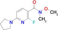 2-Fluoro-N-methoxy-N-methyl-6-(pyrrolidin-1-yl)nicotinamide