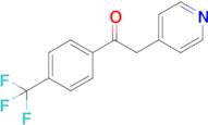 2-(Pyridin-4-yl)-1-(4-(trifluoromethyl)phenyl)ethan-1-one