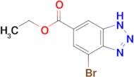 ethyl 4-bromo-1H-1,2,3-benzotriazole-6-carboxylate