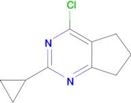 4-Chloro-2-cyclopropyl-6,7-dihydro-5H-cyclopenta[d]pyrimidine