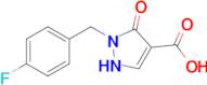 2-[(4-fluorophenyl)methyl]-3-oxo-2,3-dihydro-1H-pyrazole-4-carboxylic acid