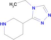 3-(4-Ethyl-4H-1,2,4-triazol-3-yl)piperidine