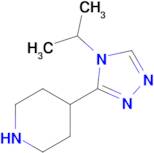 4-(4-Isopropyl-4H-1,2,4-triazol-3-yl)piperidine