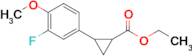 Ethyl 2-(3-fluoro-4-methoxyphenyl)cyclopropane-1-carboxylate