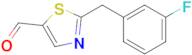 2-(3-Fluorobenzyl)thiazole-5-carbaldehyde