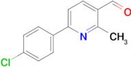 6-(4-Chlorophenyl)-2-methylnicotinaldehyde