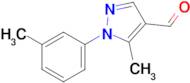 5-Methyl-1-(m-tolyl)-1H-pyrazole-4-carbaldehyde