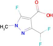 3-(Difluoromethyl)-5-fluoro-1-methyl-1H-pyrazole-4-carboxylic acid