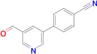 4-(5-Formylpyridin-3-yl)benzonitrile