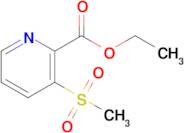 Ethyl 3-(methylsulfonyl)picolinate