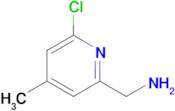 (6-Chloro-4-methylpyridin-2-yl)methanamine