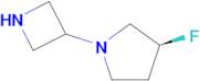 (S)-1-(azetidin-3-yl)-3-fluoropyrrolidine