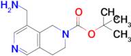 Tert-butyl 8-(aminomethyl)-3,4-dihydro-2,6-naphthyridine-2(1H)-carboxylate