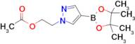 2-(4-(4,4,5,5-Tetramethyl-1,3,2-dioxaborolan-2-yl)-1H-pyrazol-1-yl)ethyl acetate