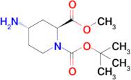 1-(Tert-butyl) 2-methyl (2S,4S)-4-aminopiperidine-1,2-dicarboxylate