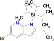 5-Bromo-2-ethyl-1-(triisopropylsilyl)-1H-pyrrolo[2,3-b]pyridine