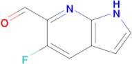 5-fluoro-1H-pyrrolo[2,3-b]pyridine-6-carbaldehyde