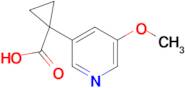 1-(5-Methoxypyridin-3-yl)cyclopropane-1-carboxylic acid