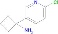 1-(6-Chloropyridin-3-yl)cyclobutan-1-amine