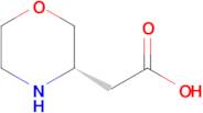 (S)-2-(morpholin-3-yl)acetic acid