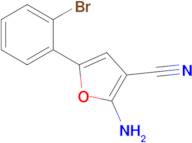 2-Amino-5-(2-bromophenyl)furan-3-carbonitrile