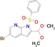 5-Bromo-2-(dimethoxymethyl)-1-(phenylsulfonyl)-1H-pyrrolo[2,3-b]pyridine