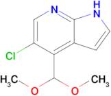 5-chloro-4-(dimethoxymethyl)-1H-pyrrolo[2,3-b]pyridine
