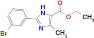 Ethyl 2-(3-bromophenyl)-4-methyl-1H-imidazole-5-carboxylate