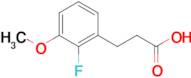 3-(2-Fluoro-3-methoxyphenyl)propanoic acid