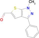 1-Methyl-3-phenyl-1H-thieno[2,3-c]pyrazole-5-carbaldehyde