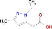 2-(1-Ethyl-3-methyl-1H-pyrazol-5-yl)acetic acid