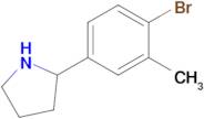 2-(4-Bromo-3-methylphenyl)pyrrolidine