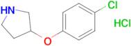 3-(4-Chlorophenoxy)pyrrolidine hydrochloride